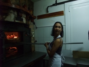 Monica Ali in a kitchen in Segovia Spaim