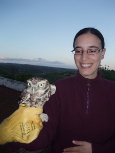 The launch of the owl at the Waldorf school near Tavira